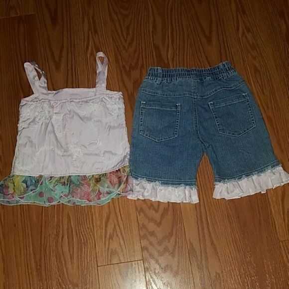 Chit Chat denim short set  Sz 4T  NWOT - Picture 4 of 5